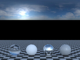 C4D天空贴图HDR贴图