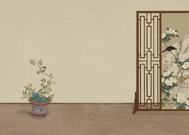 工笔画 儿童古装 素材