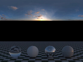 C4D天空贴图HDR贴图