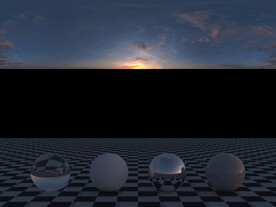 C4D天空贴图HDR贴图