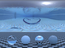 HDR贴图C4D泳池背景