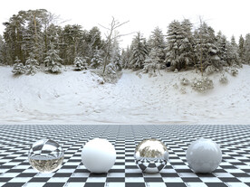 HDR贴图C4D雪景贴图