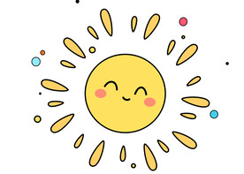 卡通太阳