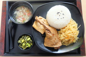 鸭腿盖浇饭