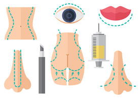 医美护肤保养插画图片