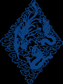中国风古典青花瓷图案