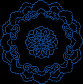 中国风古典青花瓷图案