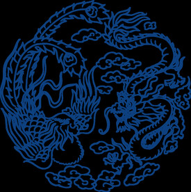 中国风古典青花瓷图案