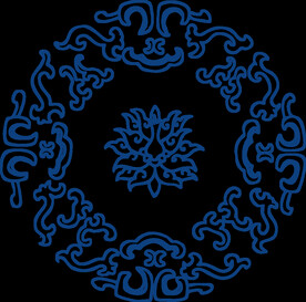 中国风古典青花瓷图案
