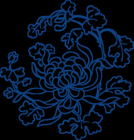 中国风古典青花瓷图案