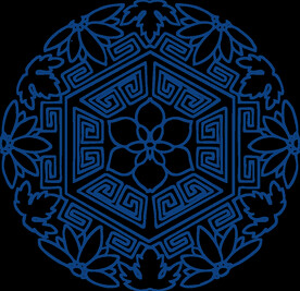 中国风古典青花瓷图案