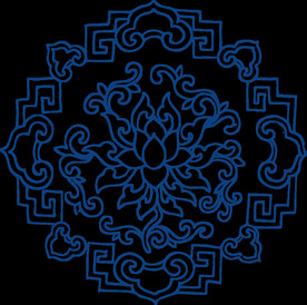中国风古典青花瓷图案