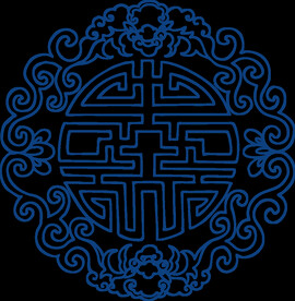 中国风古典青花瓷图案