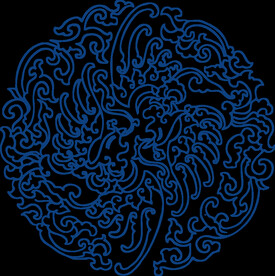 中国风古典青花瓷图案