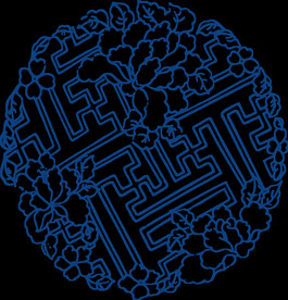 中国风古典青花瓷图案