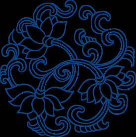 中国风古典青花瓷图案