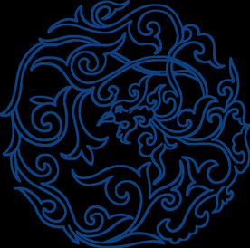 中国风古典青花瓷图案