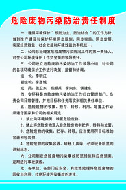 危险废物管理制度