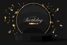 生日背景 节日气球      