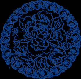 中国风古典青花瓷图案