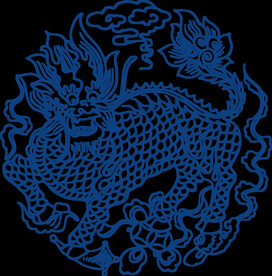 中国风古典青花瓷图案