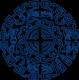 中国风古典青花瓷图案
