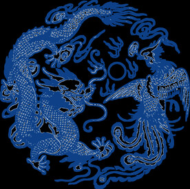 中国风古典青花瓷图案