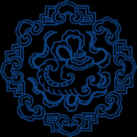 中国风古典青花瓷图案