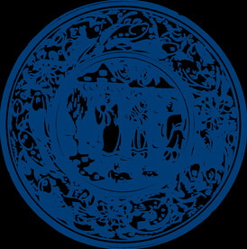 中国风古典青花瓷图案