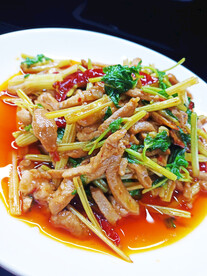 芹菜肉丝