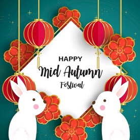 卡通中秋节  