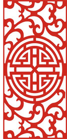  中国风中式窗花图案素材