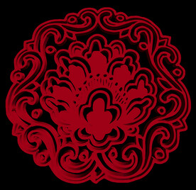  中国风中式窗花图案素材