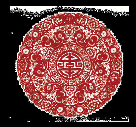  中国风中式窗花图案素材