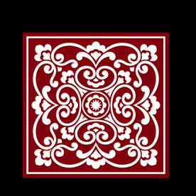  中国风中式窗花图案素材