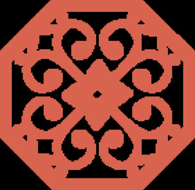  中国风中式窗花图案素材