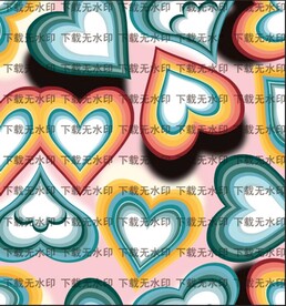 彩色爱心