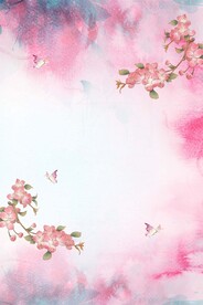 手绘古风插画背景图片 