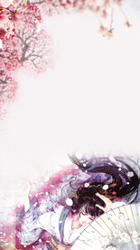  手绘古风插画背景图片 