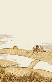 手绘古风插画背景图片 