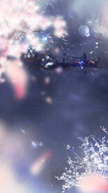  手绘古风插画背景图片 