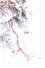 手绘古风插画背景图片 