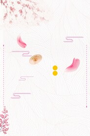 手绘古风插画背景图片 