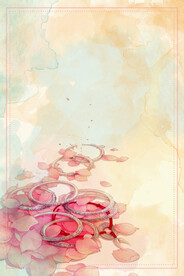   手绘古风插画背景图片 