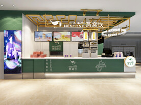 茶饮空间中岛店设计