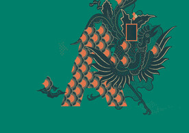 国潮插画凤凰