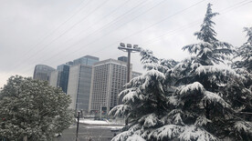 扬州雪景
