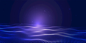 蓝色科技线条背景