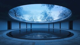 蓝色科技立体背景