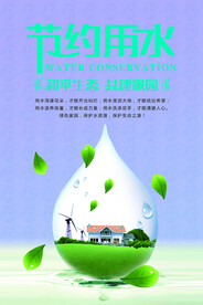 节约用水公益宣传海报